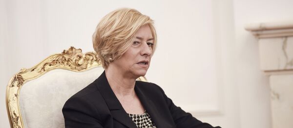 Italian Defense minister Roberta Pinotti Italian Defense minister Roberta Pinotti - Sputnik International