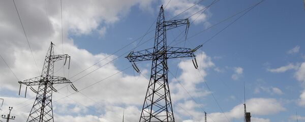 Pylons of a power transmission line - Sputnik International