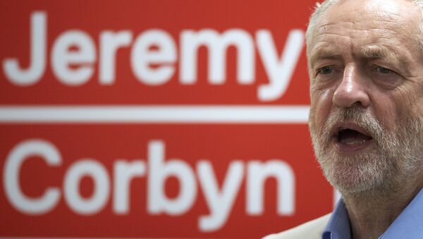 Jeremy Corbyn, leader of the opposition British Labour Party speaks at a press conference in London on July 21, 2016 to launch his leadership campaign after a challenge from Owen Smith. - Sputnik International