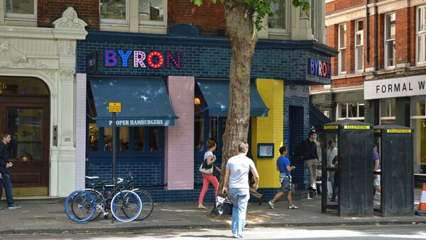 Byron Burger shop in London. - Sputnik International