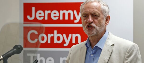Leader of the Labour Party, Jeremy Corbyn, speaks at the launch of his new leadership campaign at the Institute of Education in London, Britain July 21, 2016 - Sputnik International