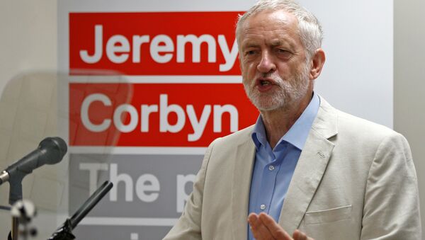 Leader of the Labour Party, Jeremy Corbyn, speaks at the launch of his new leadership campaign at the Institute of Education in London, Britain July 21, 2016 - Sputnik International