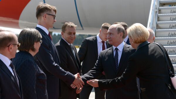 Russian President Vladimir Putin visits Slovenia - Sputnik International