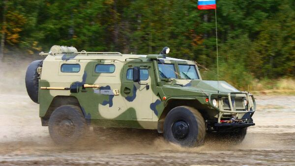 Tigr all-terrain armored vehicle - Sputnik International