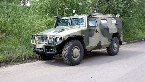 Tigr all-terrain armored vehicle - Sputnik International