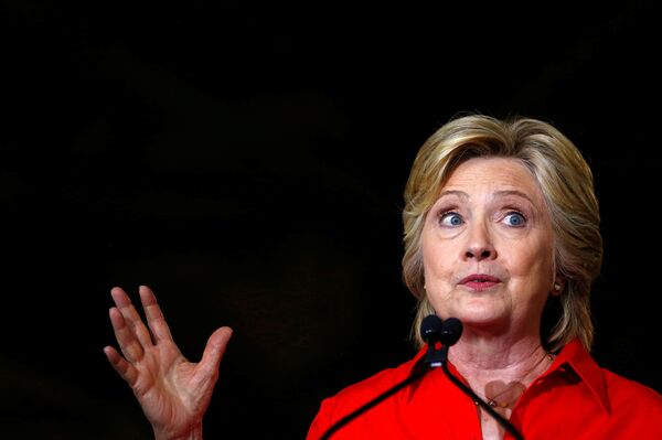 Democratic presidential candidate Hillary Clinton speaks at Johnstown Wire Technologies in Johnstown, Pennsylvania, July 30, 2016. Democratic presidential candidate Hillary Clinton speaks at Johnstown Wire Technologies in Johnstown, Pennsylvania, July 30, 2016. - Sputnik International