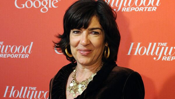 Christiane Amanpour arrives at a red carpet event hosted by Google and the Hollywood Reporter, on the eve of the annual White House Correspondents’ Association dinner in Washington. (File) - Sputnik International