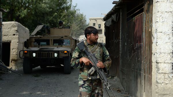 Afghan security forces patrol. (File) - Sputnik International