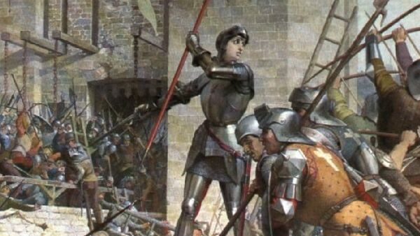 Jeanne d'Arc at the Siege of Orléans by Jules Eugène Lenepveu, painted 1886–1890 - Sputnik International
