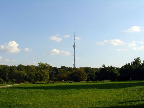 Ostankino Tower as seen from Botanical Garden, Moscow Ostankino Tower as seen from Botanical Garden, Moscow - Sputnik International