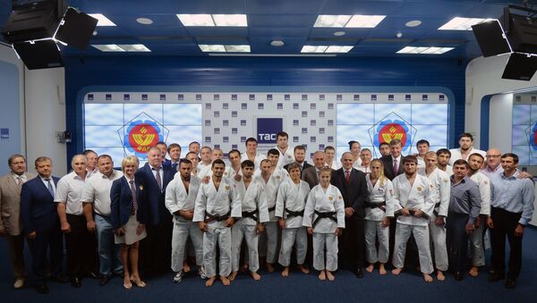 Presentation of the Russian Olympic Judo Team in Rio - Sputnik International