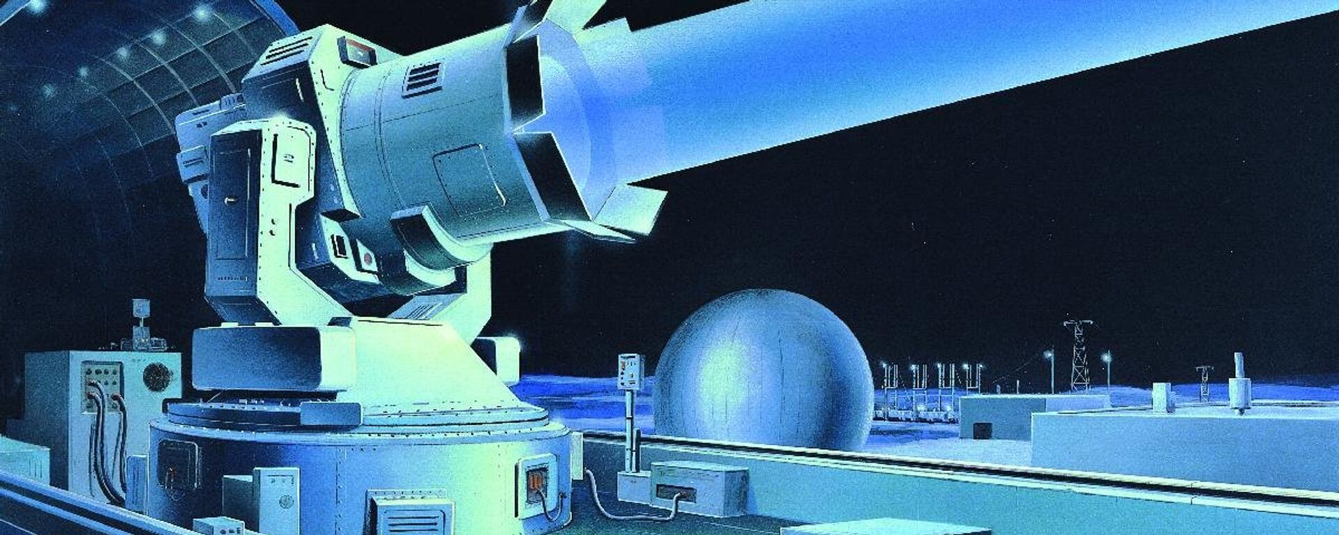 Soviet ground-based laser. Illustration from 1980s Defense Intelligence Agency publication 'Soviet Military Power'. - Sputnik International, 1920, 01.08.2020