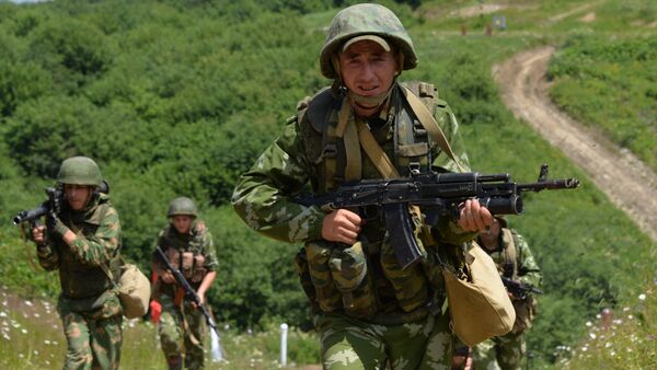 Servicemen of the mountain motorized infantry brigade. File photo - Sputnik International