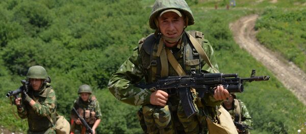 Servicemen of the mountain motorized infantry brigade. File photo - Sputnik International