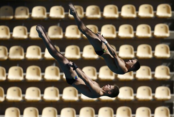 Соревнования по прыжкам в воду в Рио-де-Жанейро - Sputnik International