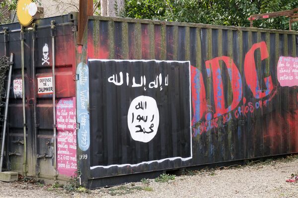 A Daesh flag A Daesh flag - Sputnik International