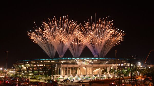The opening ceremony of the XXIX Summer Olympic Games in Rio de Janeiro. - Sputnik International