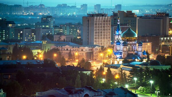 Cathedral Square in Omsk. - Sputnik International