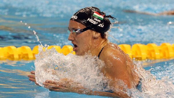Hungarian swimmer Katinka Hosszu - Sputnik International