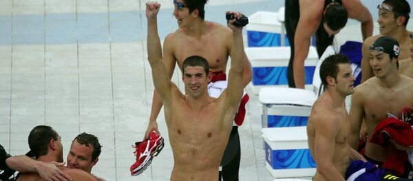 US swimmer Michael Phelps US swimmer Michael Phelps - Sputnik International