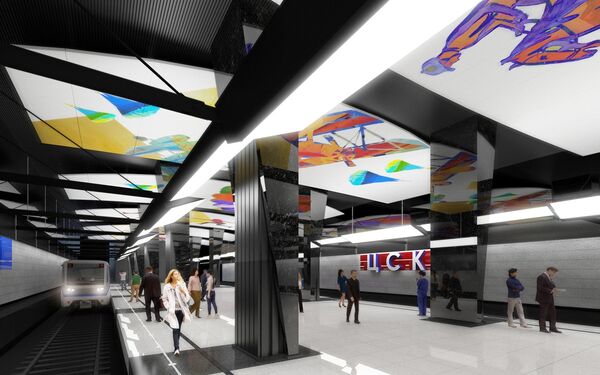 Metro project planning in Moscow - Sputnik International