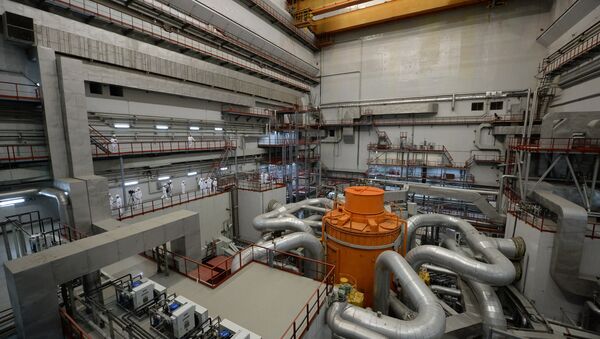 The central hall of the fourth generating unit with a BN-800 nuclear reactor at the Beloyarskaya Nuclear Power Plant in Zarechny, Sverdlovsk Region - Sputnik International