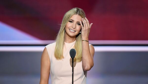 Republican presidential candidate Donald Trump's daughter Ivanka addresses delegates on the final night of the Republican National Convention, 2016 - Sputnik International