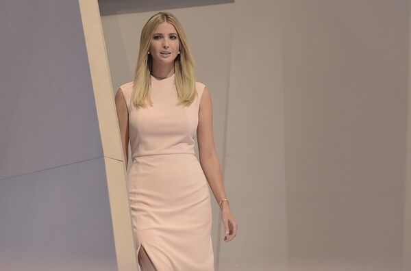 Ivanka Trump arrives to speak on the last day of the Republican National Convention on July 21, 2016, in Cleveland, Ohio - Sputnik International