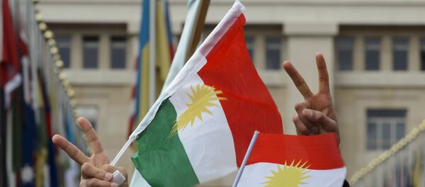 Flags of Kurdistan. (File) Flags of Kurdistan. (File) - Sputnik International