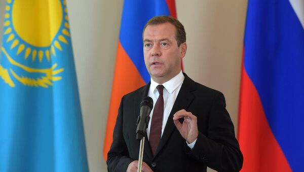 Russian Prime Minister Dmintry Medvedev - Sputnik International