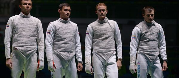 Russia’s Dmitriy Zherebchenko, Timur Safin, Artur Akhmatkhuzin and Aleksey Cheremisinov - Sputnik International