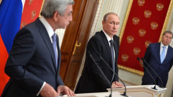 President Putin meets with Armenian President Sargsyan - Sputnik International