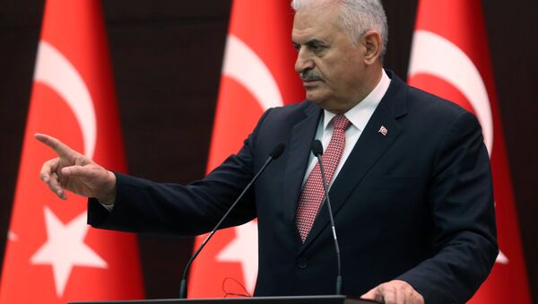 Turkish Prime Minister Binali Yildirim at the Cankaya Palace in Ankara (File) - Sputnik International
