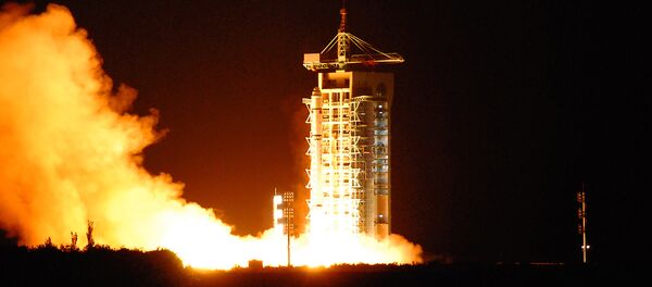 China's quantum satellite - nicknamed Micius after a 5th century BC Chinese scientist - blasts off from the Jiuquan satellite launch centre in China's northwest Gansu province on August 16, 2016 China's quantum satellite - nicknamed Micius after a 5th century BC Chinese scientist - blasts off from the Jiuquan satellite launch centre in China's northwest Gansu province on August 16, 2016 - Sputnik International