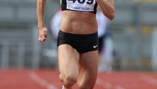 Russian track and field athlete Yulia Chermoshanskaya - Sputnik International