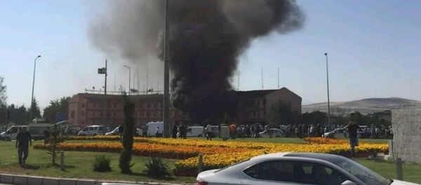 Huge Blast Heard Near Police Station in Eastern Turkey Huge Blast Heard Near Police Station in Eastern Turkey - Sputnik International