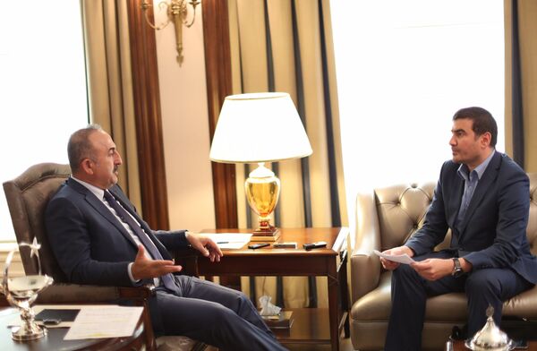 Mevlut Cavusoglu gave an exclusive interview to Sputnik Mevlut Cavusoglu gave an exclusive interview to Sputnik - Sputnik International