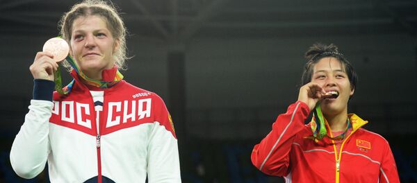 Olympics 2016. Wrestling. Women. Second day - Sputnik International