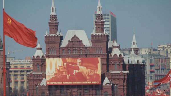 Celebratory demonstration on the International Workers' Day, Red Square (file) - Sputnik International