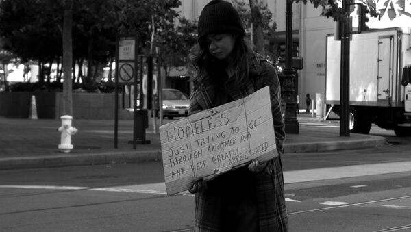 Homeless girl - Sputnik International