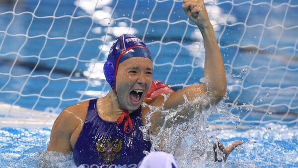 Anna Grineva (Russia) during the bronze medal match in women’s water polo at the XXXI Summer Olympics - Sputnik International