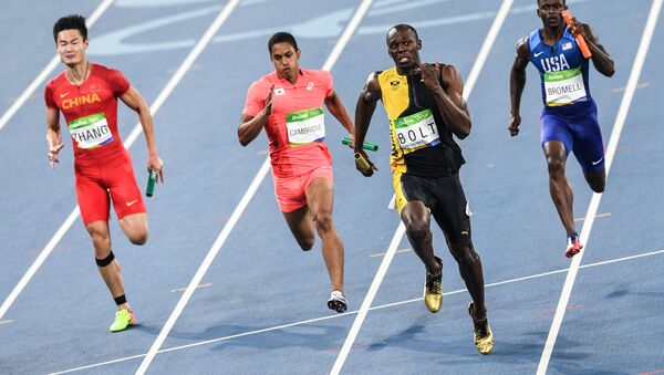 Olympics 2016 Athletics. Men. 4x100 meters - Sputnik International