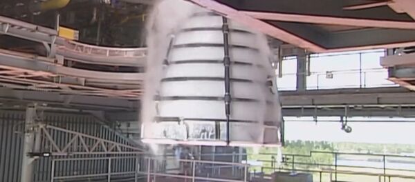 NASA RS-25 Rocket Engine Test Firing NASA RS-25 Rocket Engine Test Firing - Sputnik International