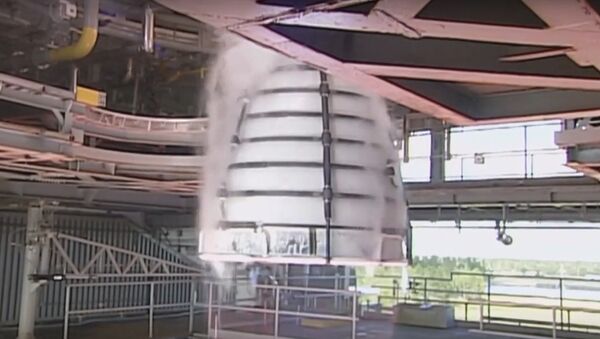 NASA RS-25 Rocket Engine Test Firing - Sputnik International