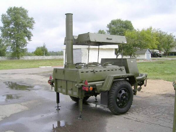 The KP-130-11 mobile kitchen trailer The KP-130-11 mobile kitchen trailer - Sputnik International