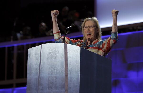 Actress Meryl Streep speaks at the Democratic National Convention in Philadelphia, Pennsylvania, U.S., July 26, 2016 - Sputnik International