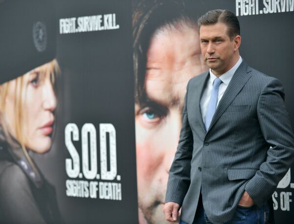 US actor Stephen Baldwin poses during the photocall of the movie Sights of Death directed by Italian Alessandro Capone on January 23, 2014 in Rome - Sputnik International