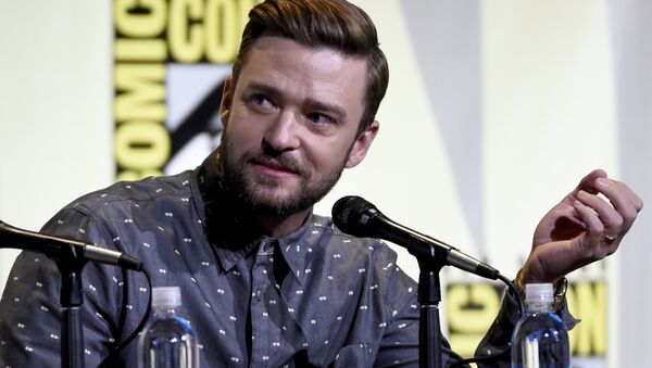 Justin Timberlake attends the Trolls panel on day 1 of Comic-Con International on Thursday, 21 July 2016, in San Diego - Sputnik International