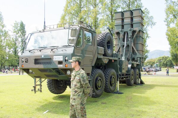 Type 03 Medium-Range Surface-to-Air Missile, The 61th Memorial Ceremony, Camp Katsura, JGSDF Type 03 Medium-Range Surface-to-Air Missile, The 61th Memorial Ceremony, Camp Katsura, JGSDF - Sputnik International
