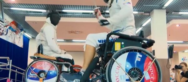 Member of the Russian Paralympic team for fencing, Roman Fedyaev Member of the Russian Paralympic team for fencing, Roman Fedyaev - Sputnik International